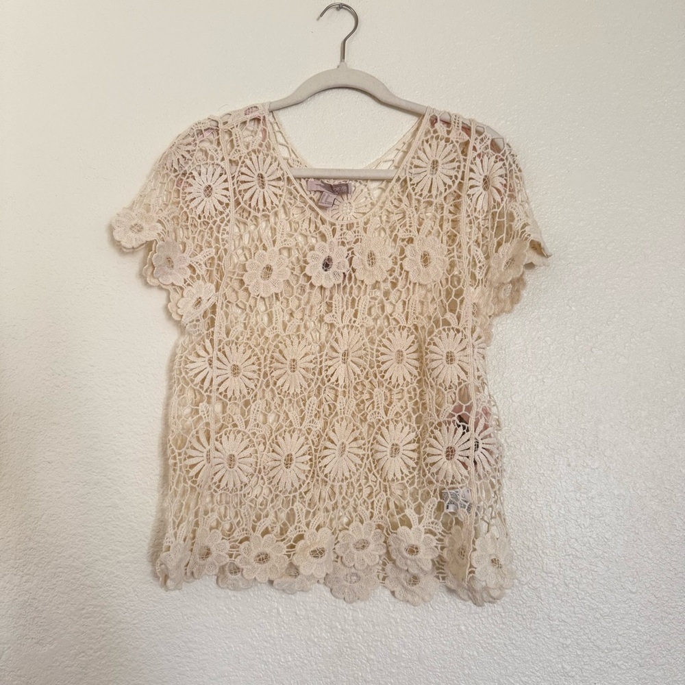 NWT forever 21 crochet top - Picture 1 of 7